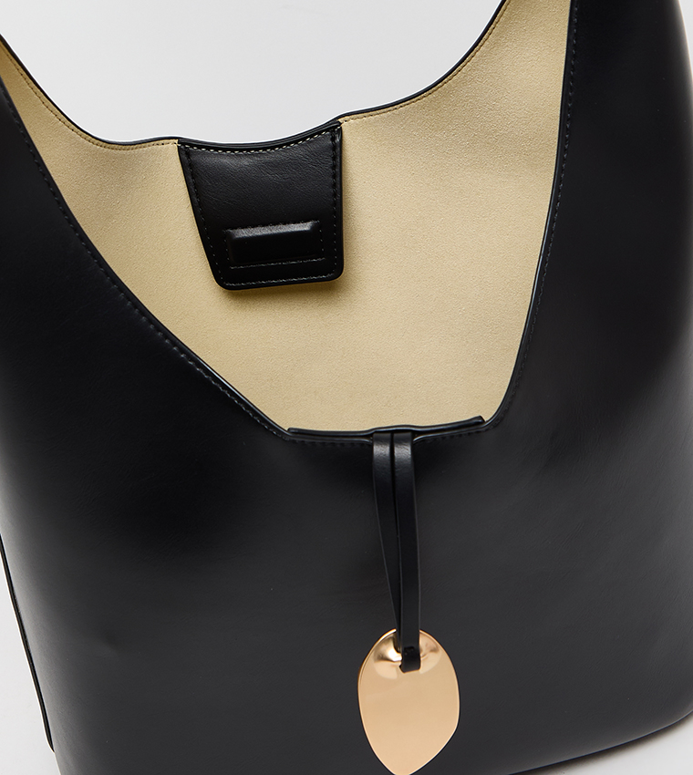 Logo Detail Hobo Bag Set