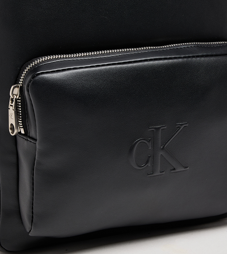 Monogram Embossed Backpack