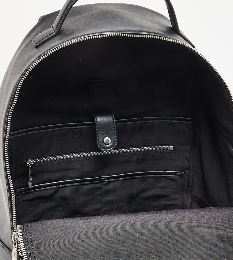Monogram Embossed Backpack