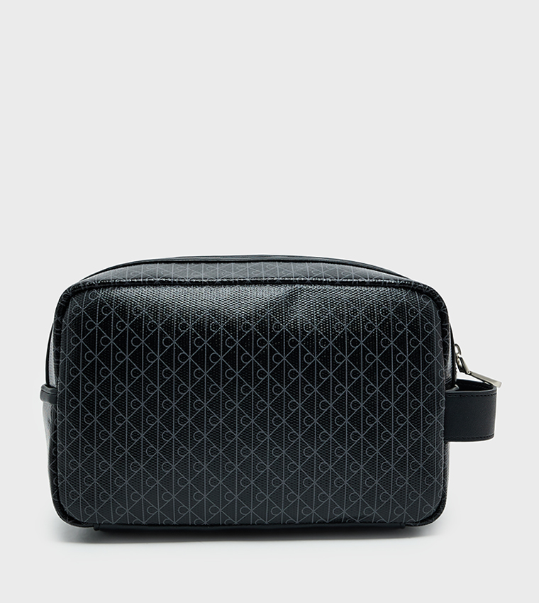 Monogram Patterned Toiletry Bag