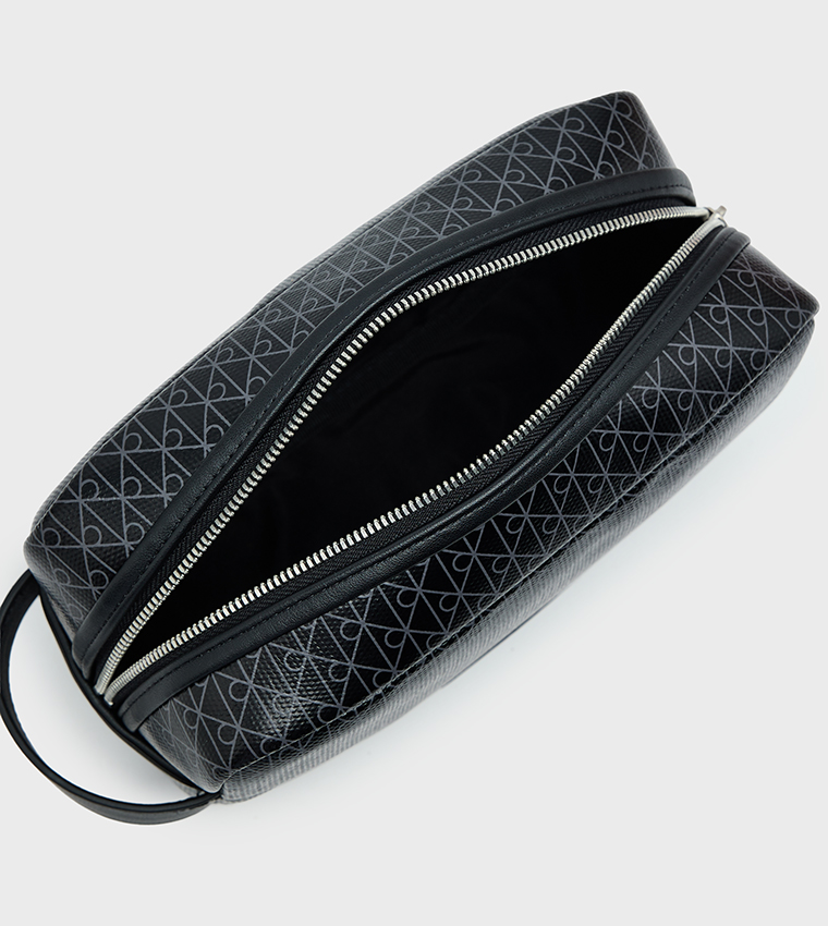 Monogram Patterned Toiletry Bag