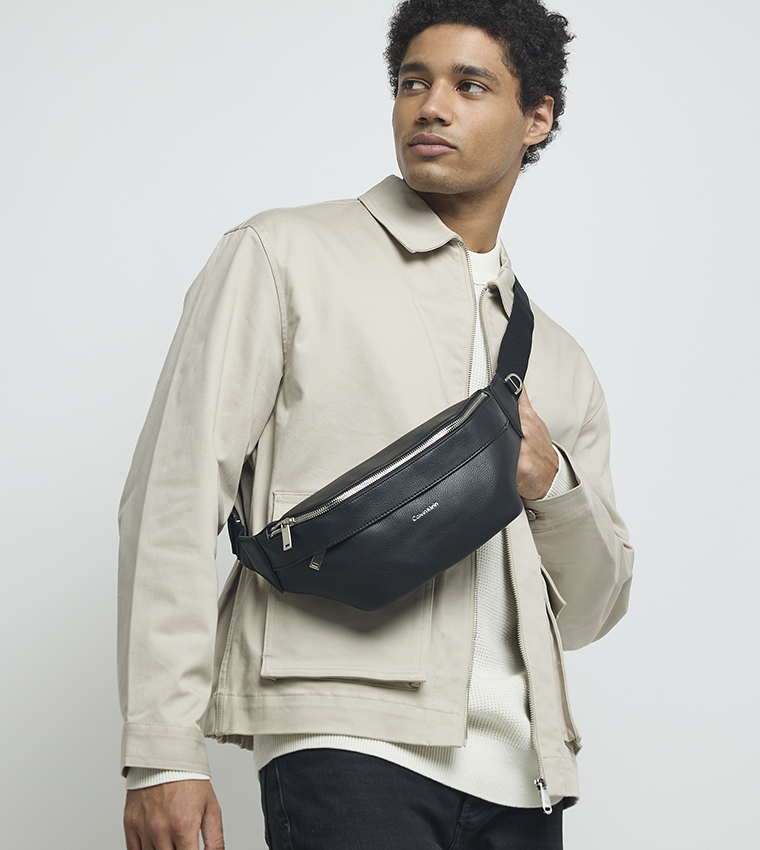 Logo Detail Raised Waist Bag