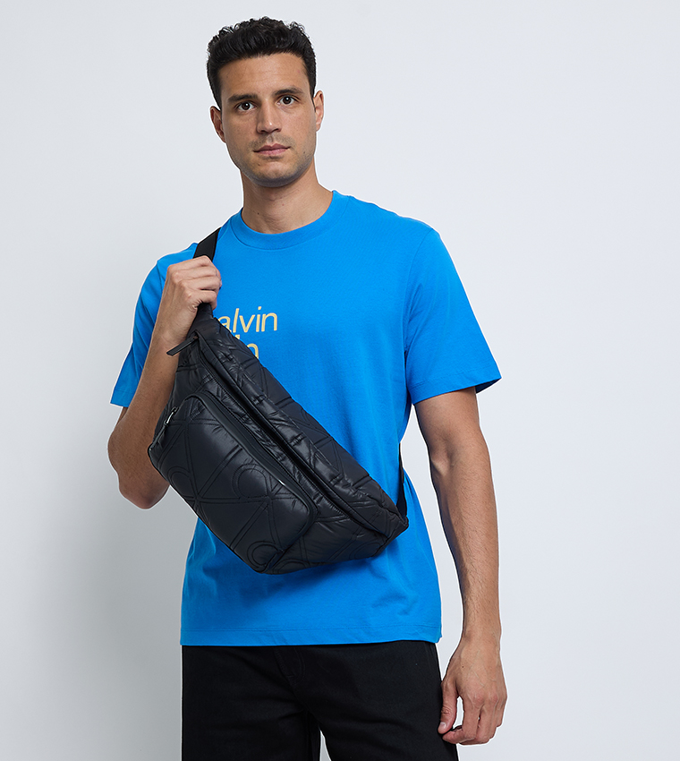 Logo Detail Puffer Waist Bag