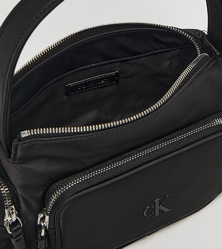 Logo Detail Nylon Shoulder Bag