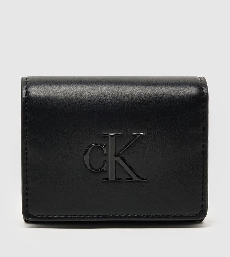 Monogram Detail Bi-Fold Wallet