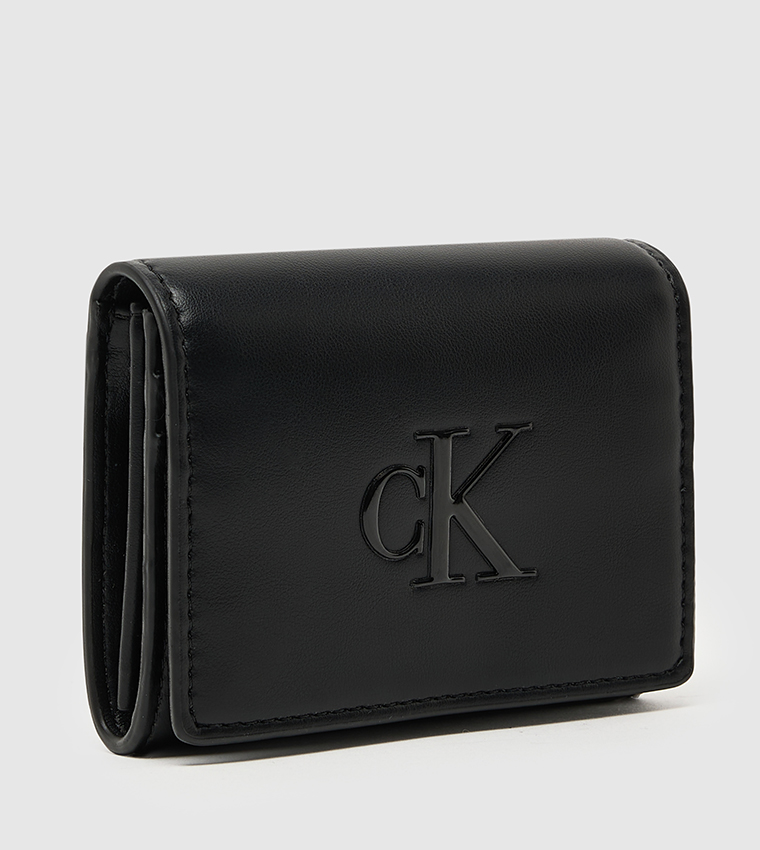 Monogram Detail Bi-Fold Wallet
