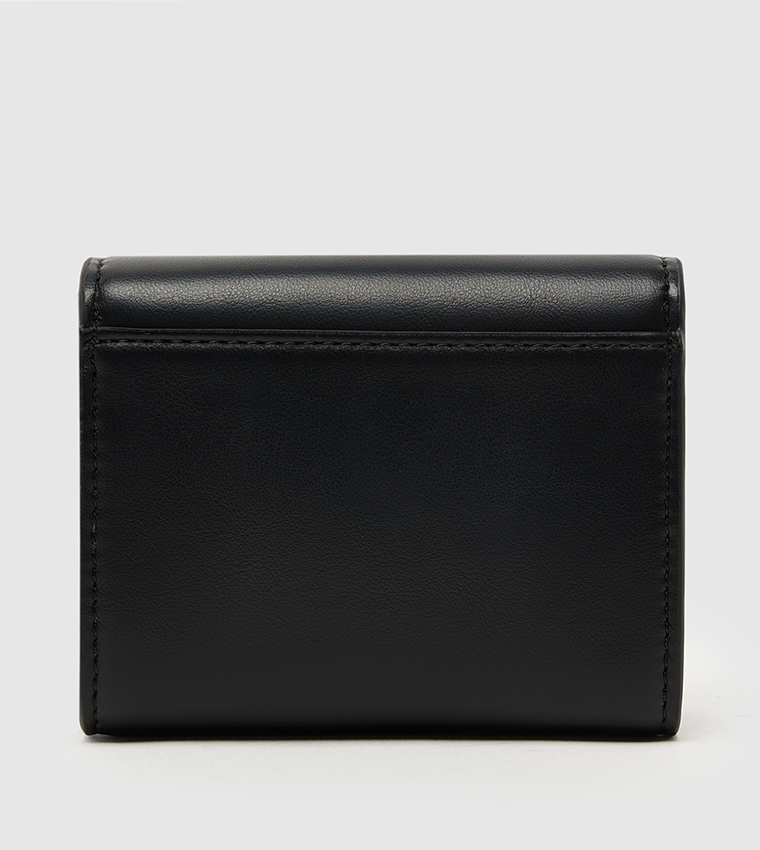 Monogram Detail Bi-Fold Wallet