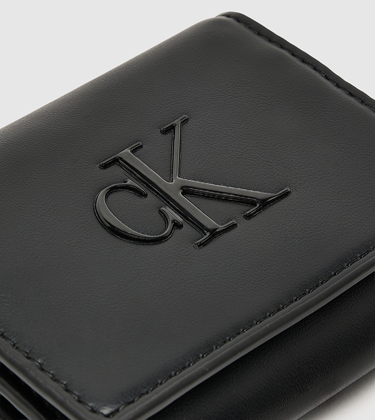 Monogram Detail Bi-Fold Wallet