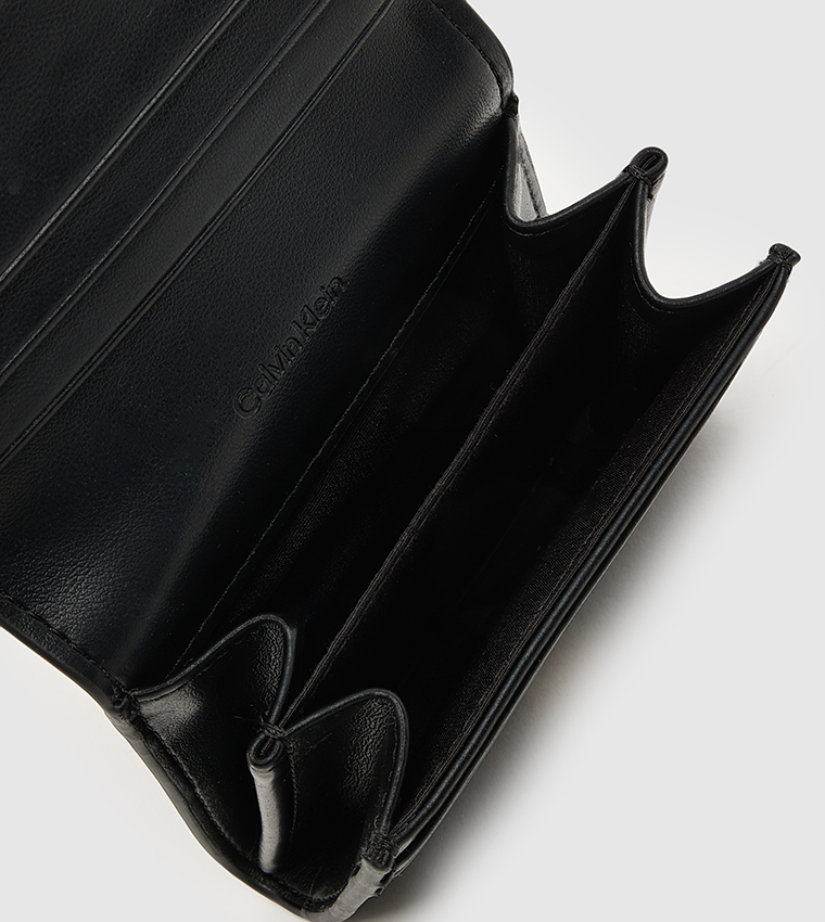 Monogram Detail Bi-Fold Wallet