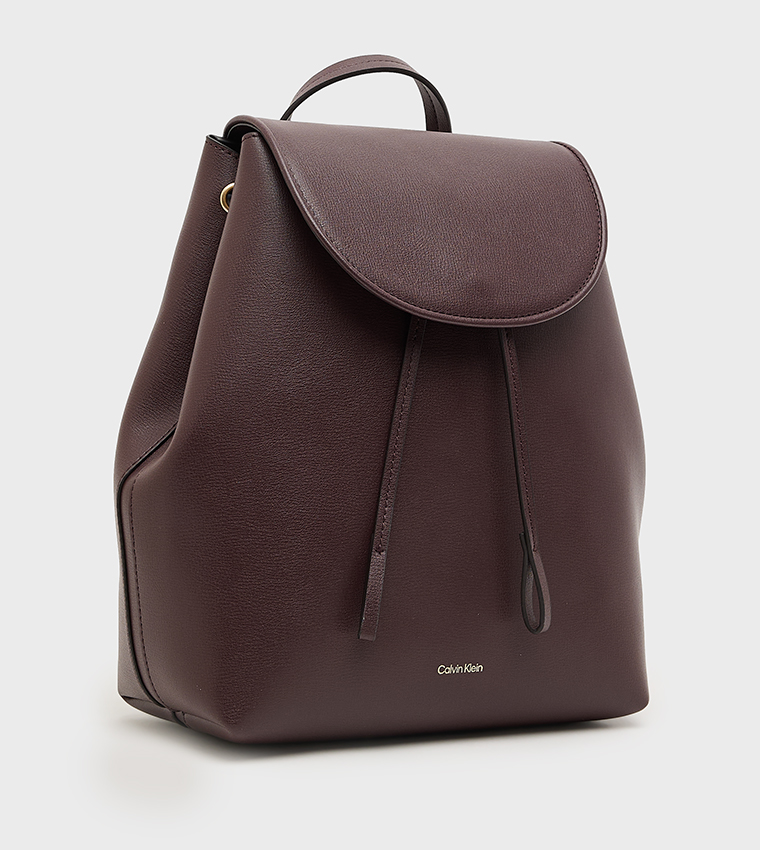 Foil Logo Flap Backpack