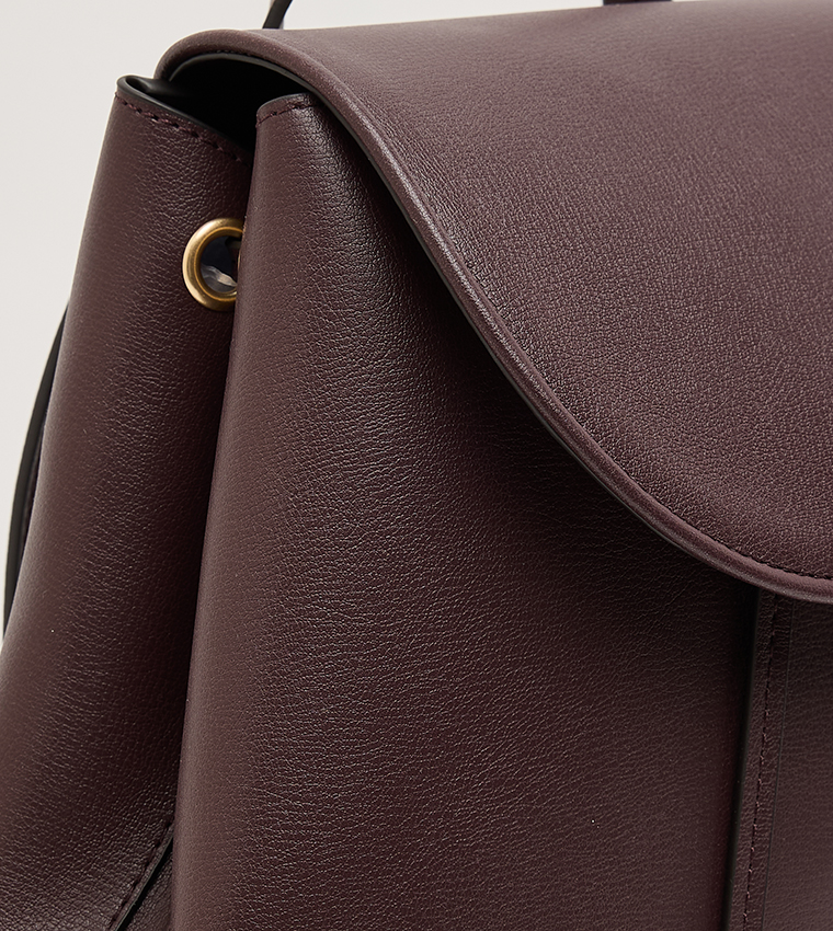 Foil Logo Flap Backpack