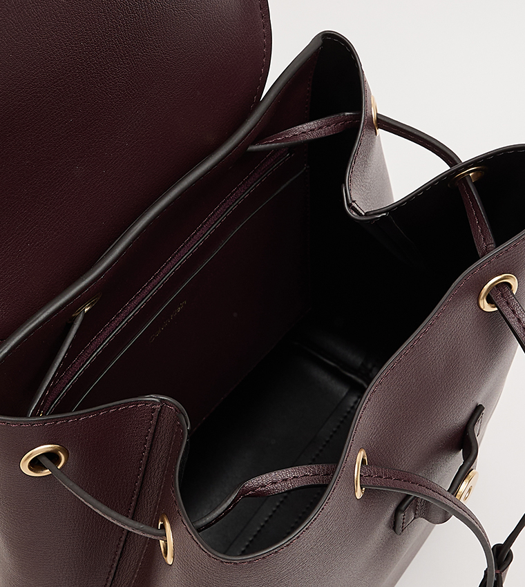 Foil Logo Flap Backpack