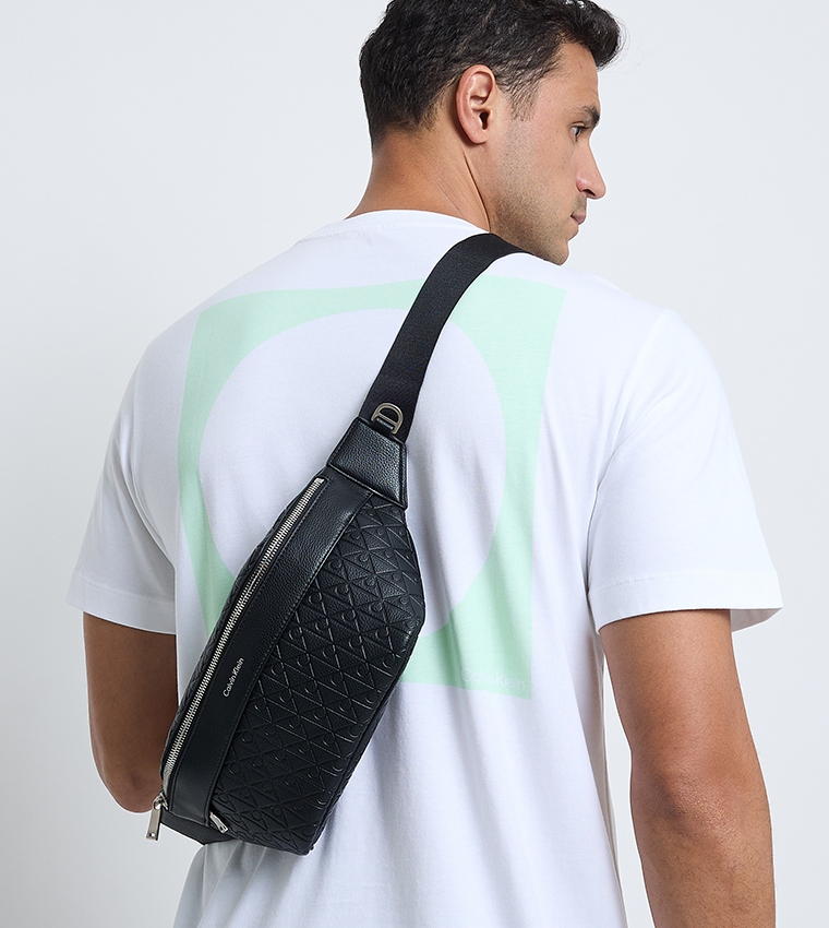 Logo Embossed Waist Bag