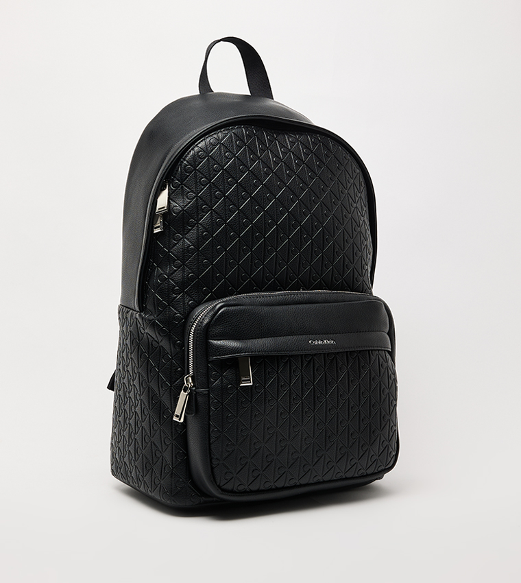 Monogram Patterned Backpack