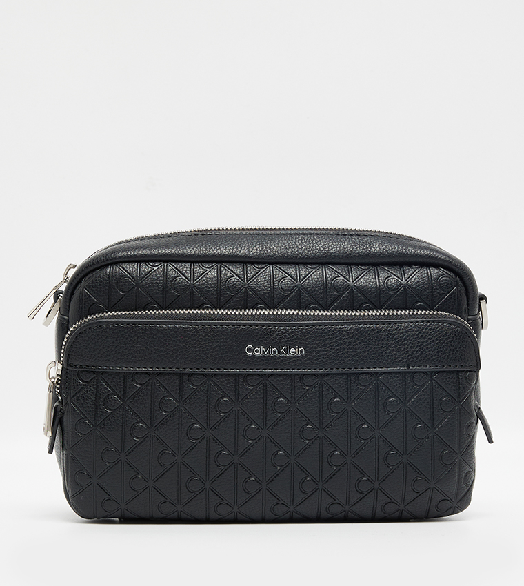 Logo Embossed Crossbody Bag