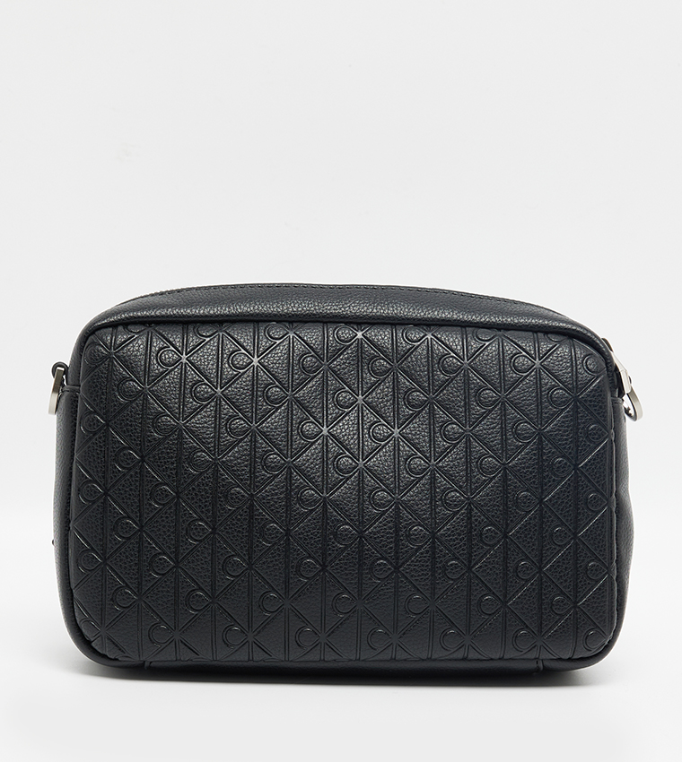 Logo Embossed Crossbody Bag