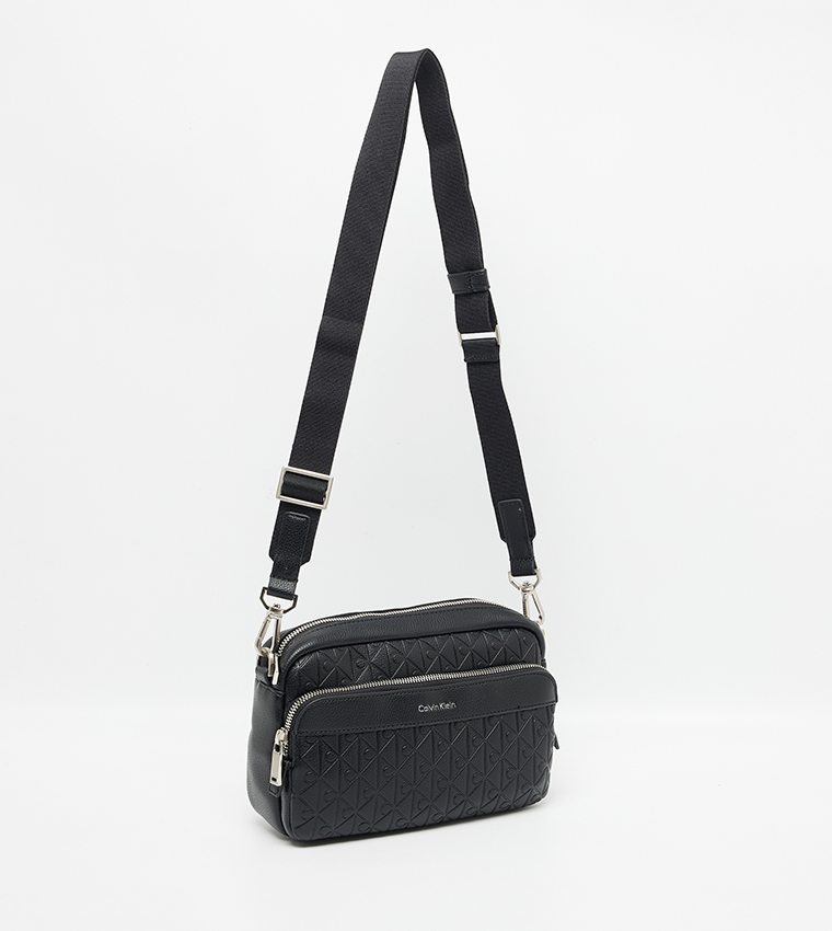 Logo Embossed Crossbody Bag