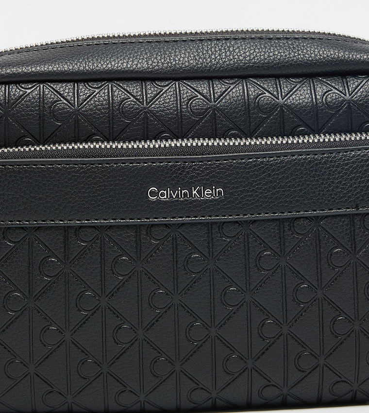 Logo Embossed Crossbody Bag