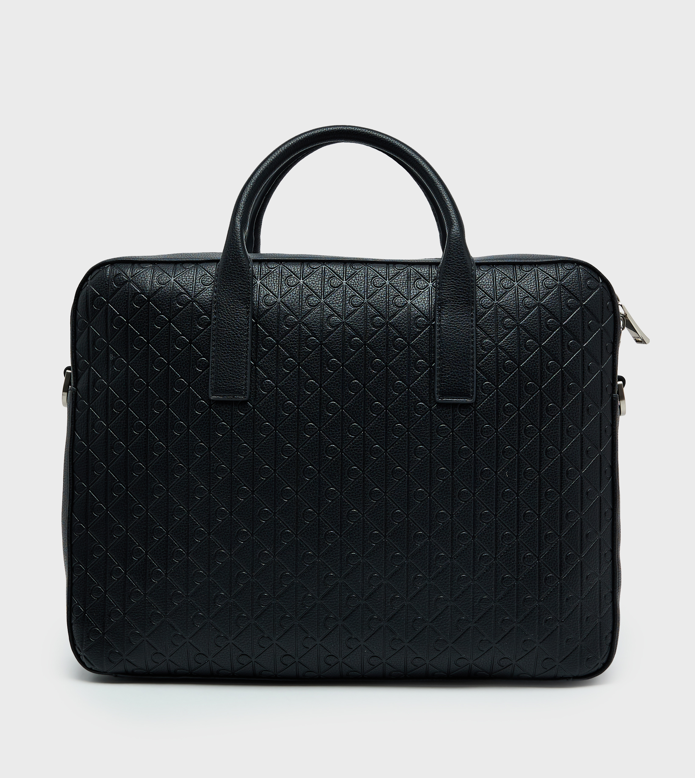 Monogram Debossed Laptop Bag