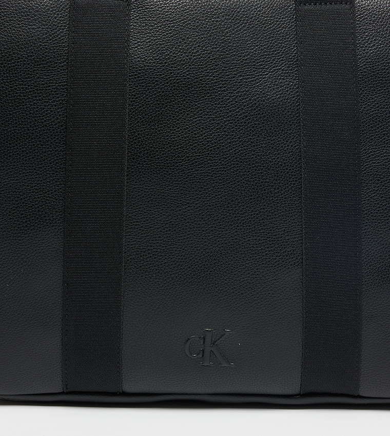 Textured Zippered Laptop Bag