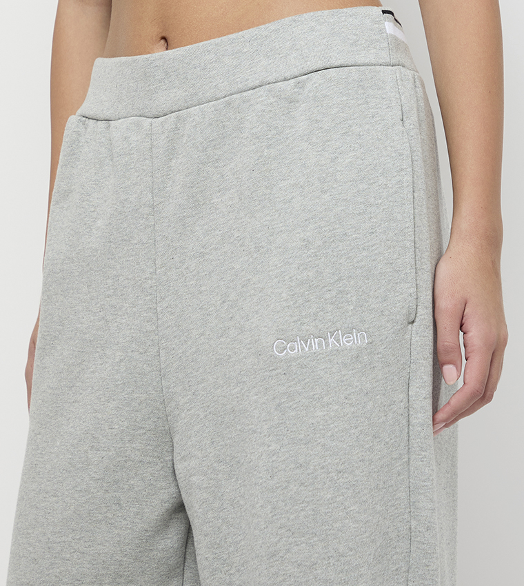 Elastic Waist Straight Fit Sweatpants
