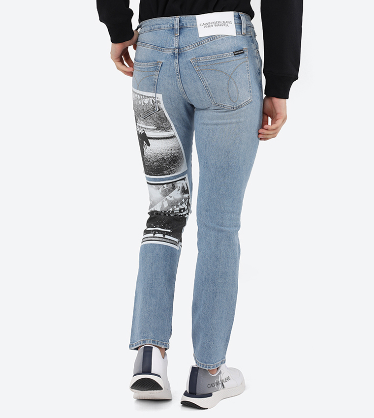 Ckj 035 straight taped jeans best sale