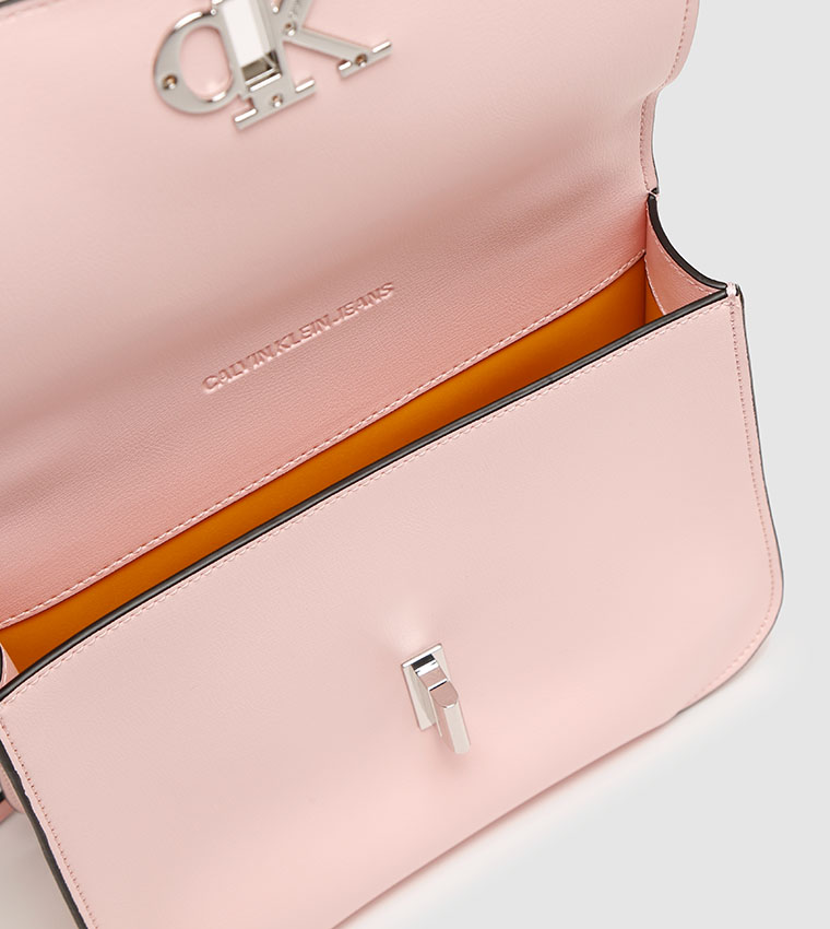 CARO BOX BAG 19 IN LIGHT PINK CALFSKIN main image 1