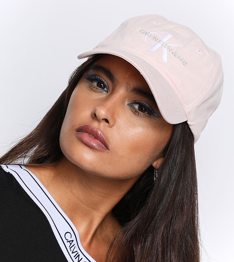 Calvin klein pink hat best sale