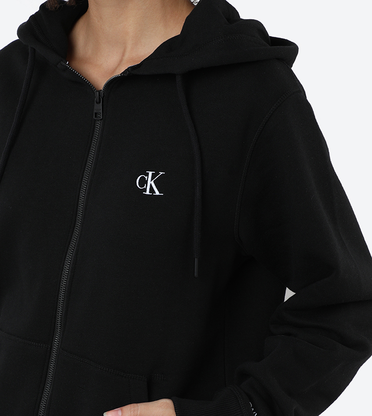 Calvin Klein Cotton Heavyweight Knit Sweatshirt For Men - Black |  6thStreet.com Oman