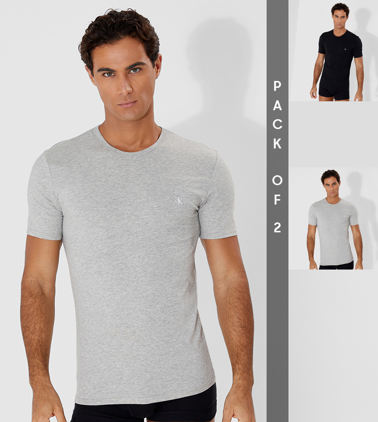 Buy Calvin Klein 2 Pack Lounge T Shirts CK One