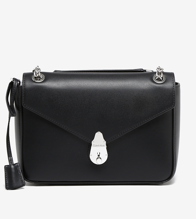 Calvin klein cheap shoulder bag black