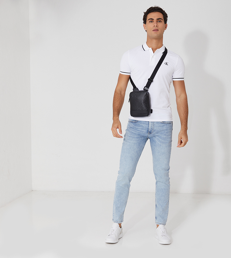 Short Sleeve Tipping Slim Polo T-Shirt