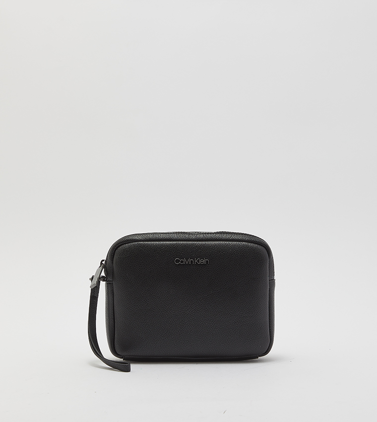 Buy Calvin Klein Compact Case Travel Bag Black In Black