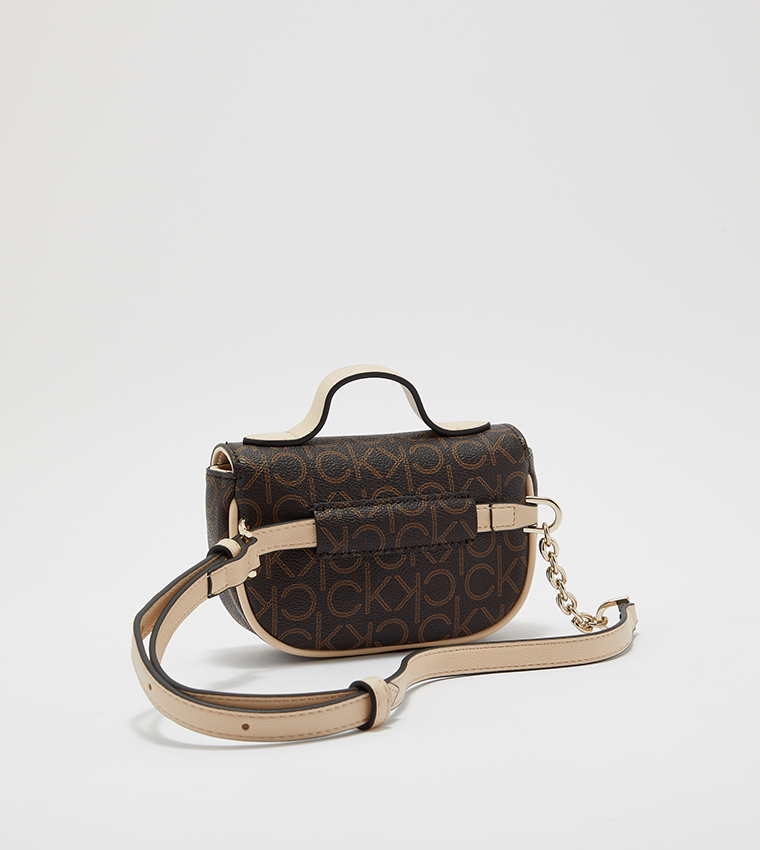 Calvin klein belt bag brown best sale