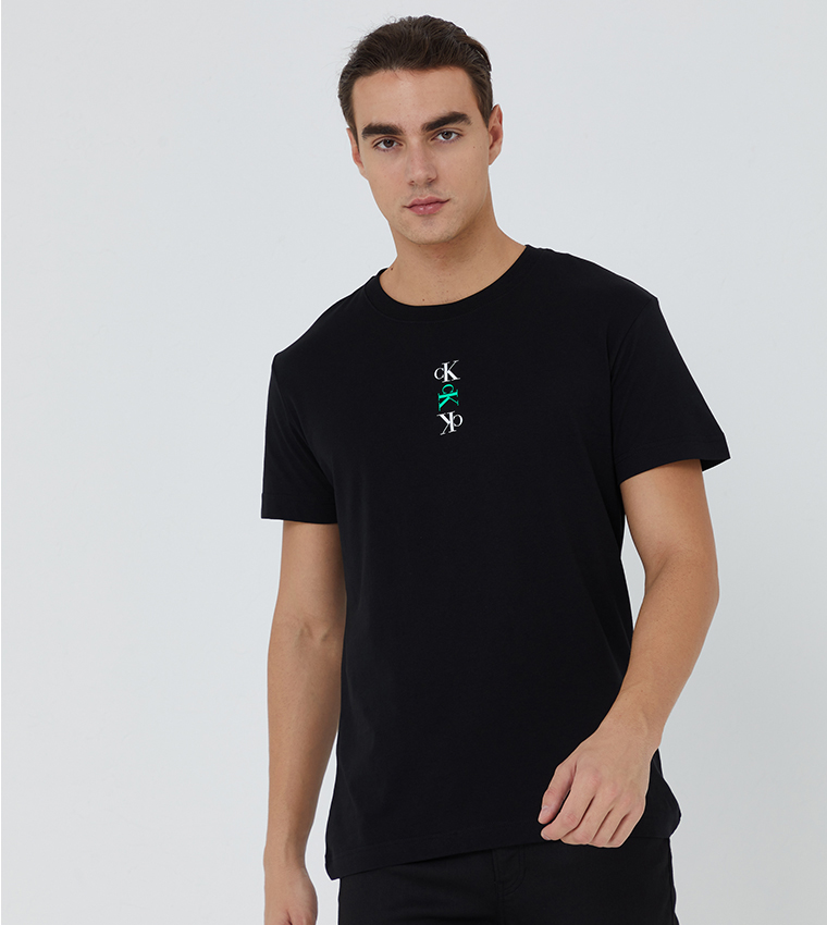 Buy Calvin Klein Ck Repeat Text Graph In Black | 6thStreet Saudi Arabia