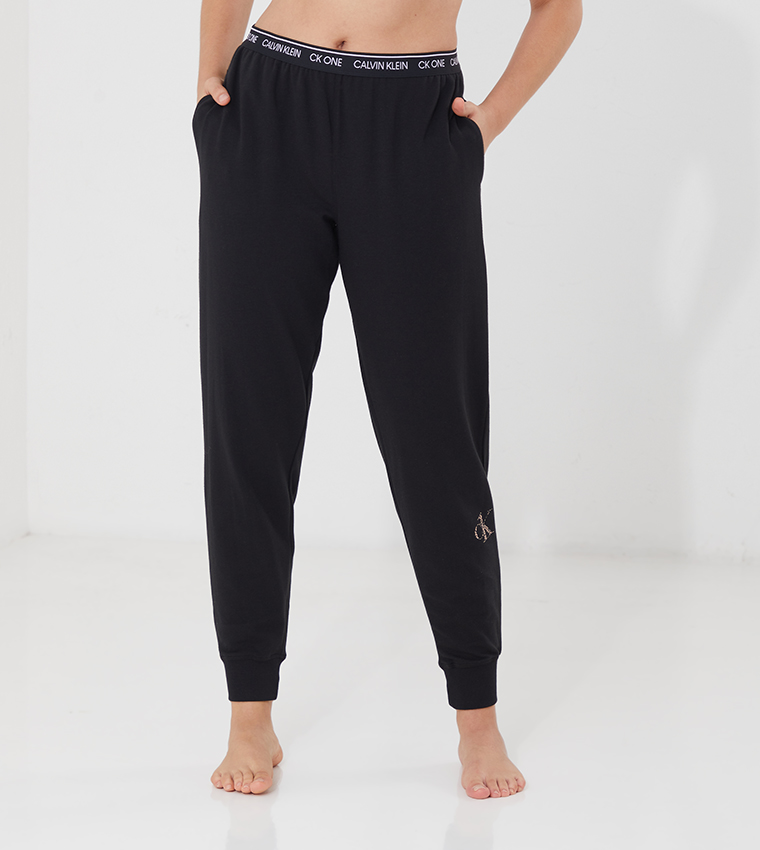 calvin klein joggers womens black