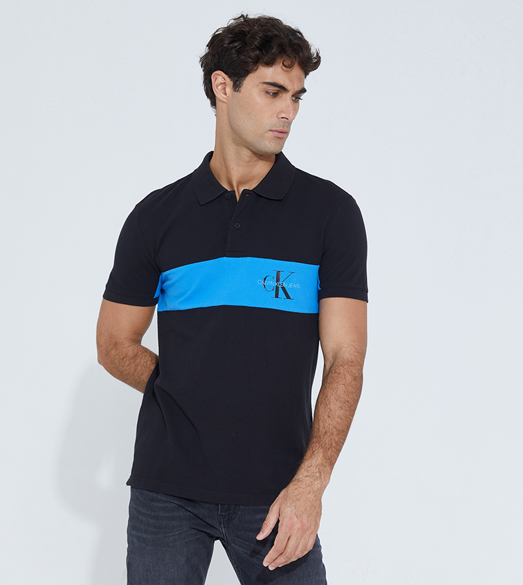 Calvin klein block store polo shirt