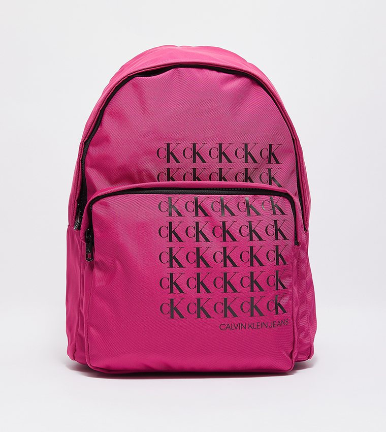 Pink calvin store klein backpack