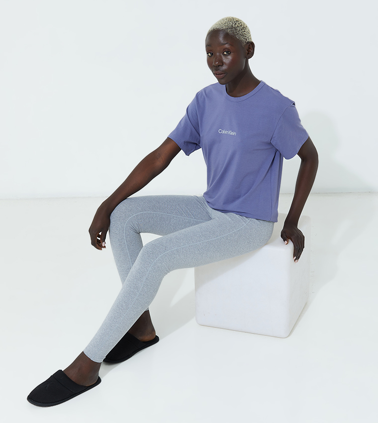 Buy Calvin Klein Basic Active Leggings In Grey 6thStreet UAE