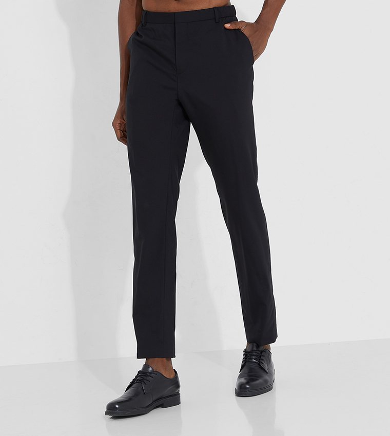 Calvin klein black slim cheap fit tuxedo