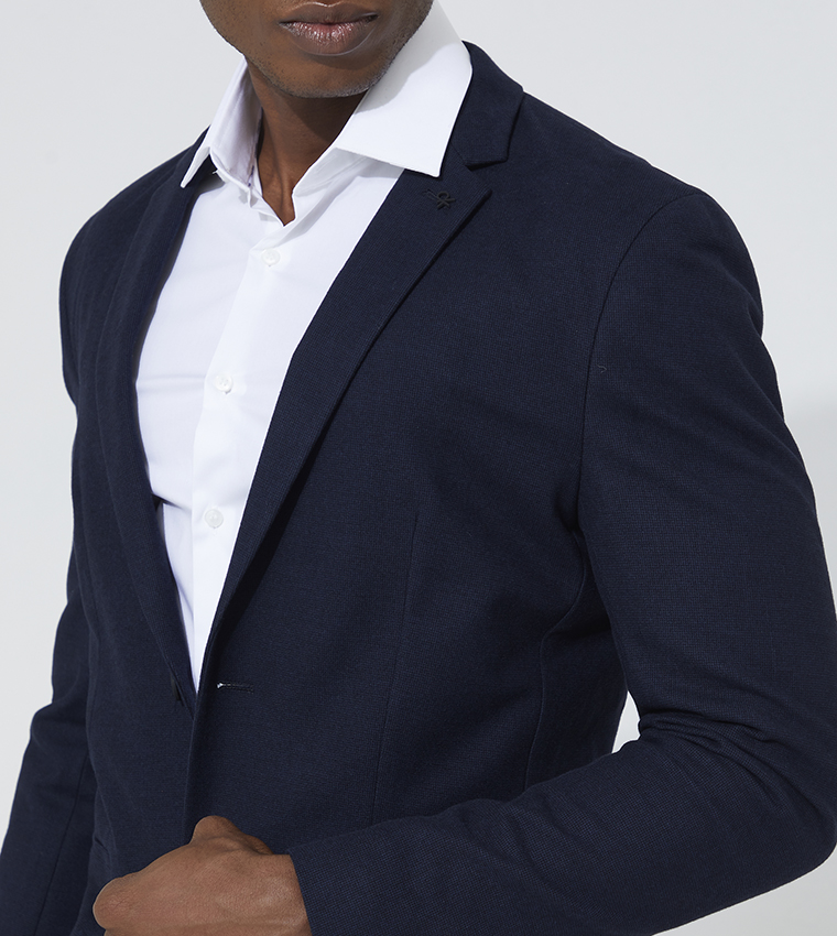 Calvin Klein Bi Colour Jersey Blazer 