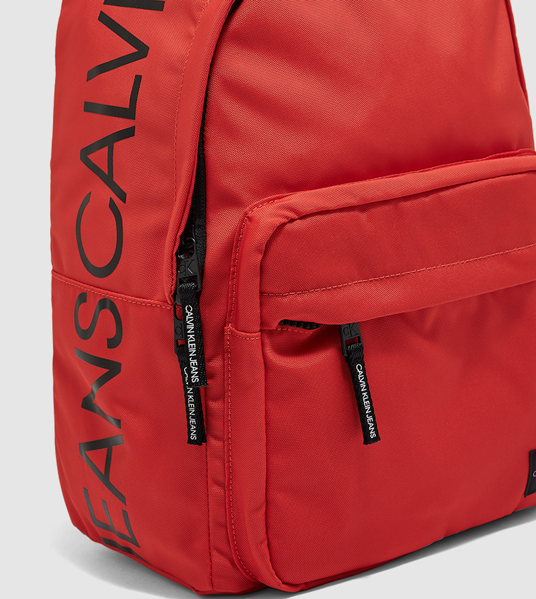 Calvin klein backpack red best sale