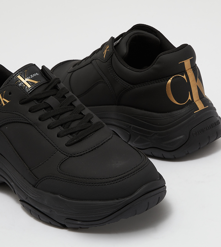 Calvin klein marvin logo sneaker on feet hotsell