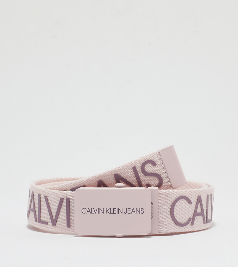 Calvin shops klein canvas belt