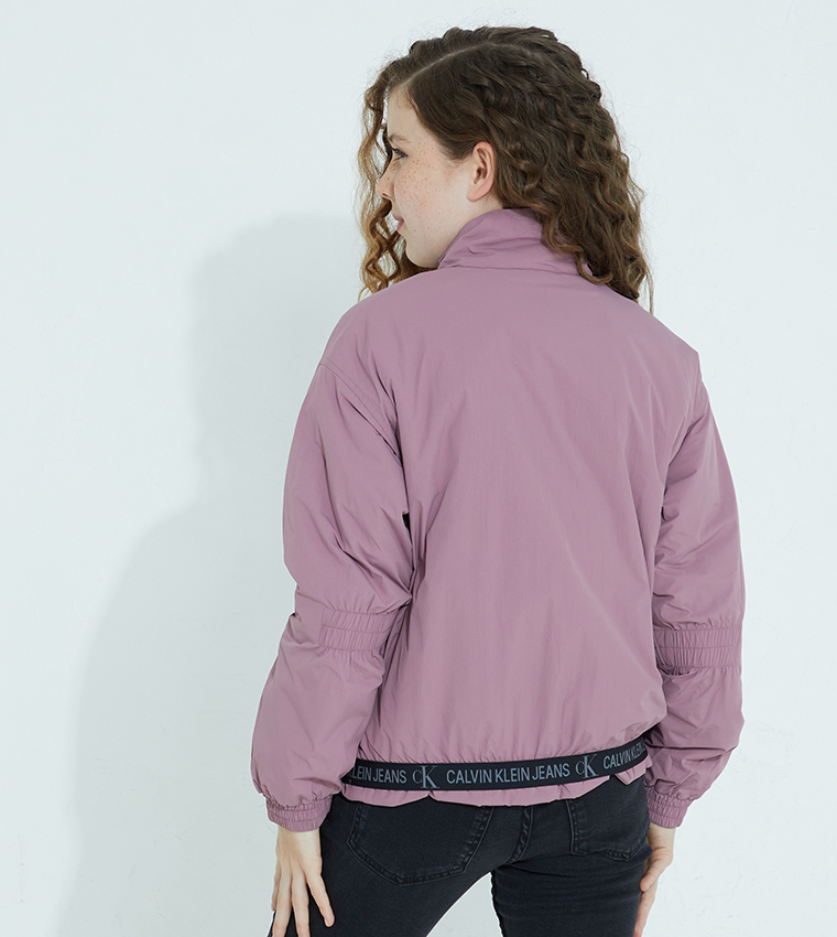 Buy Calvin Klein Logo Tape Jacket In 