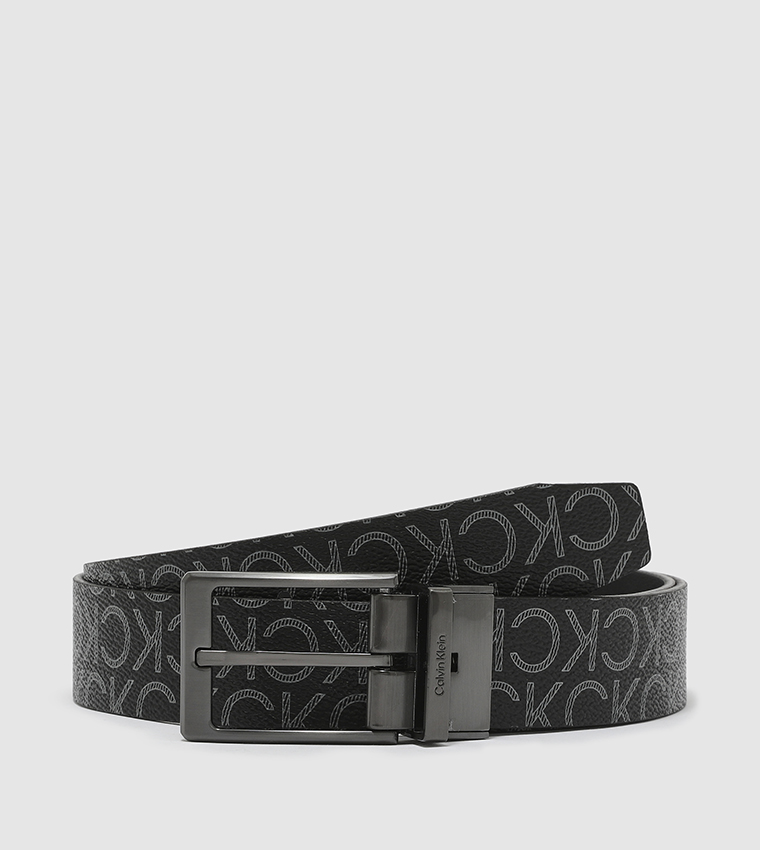 calvin klein reversible monogram belt