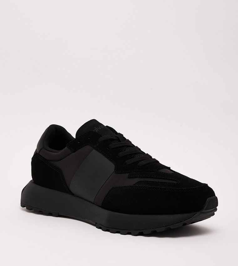 Solid Low Top Sneakers
