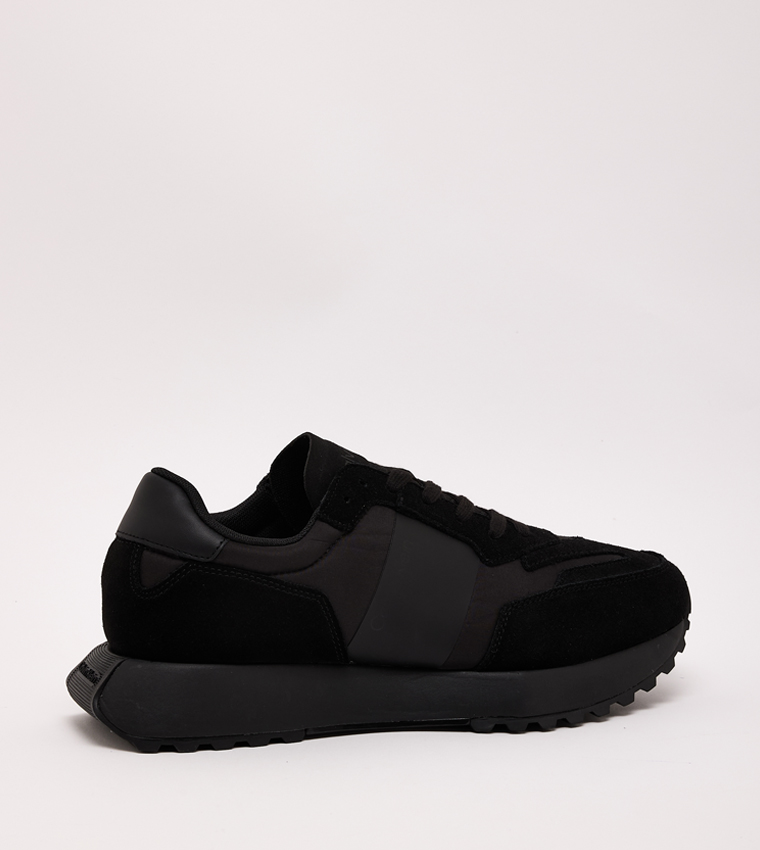 Solid Low Top Sneakers