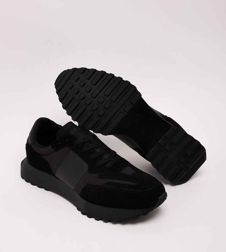 Solid Low Top Sneakers