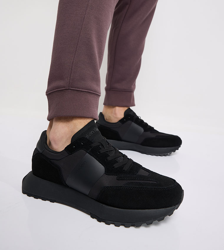 Solid Low Top Sneakers